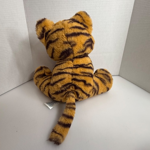 Build A Bear Tiger Cub Plush Stuffed Animal Toy Big Eyes Orange Cat 2017 - Picture 3 of 8